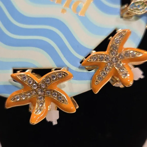🐬🔹️Piper K 🔹️UK Exclusive Ocean-Themed Hair Set Of 8 Mini Metal Claw Clips - Picture 4 of 7